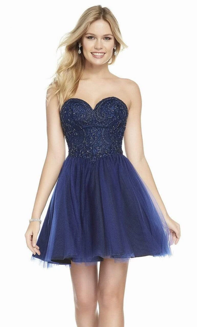 Alyce Paris - 3855 Embroidered Sweetheart Bodice Dress Cocktail Dresses 5 Alyce Paris - 3855 Embroidered Sweetheart Bodice Dress Cocktail Dresses