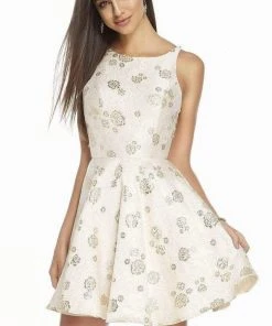 Cocktail Dresses Alyce Paris - 3899 Embroidered Sexy Back Cocktail Dress