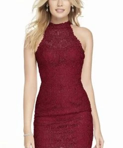 Cocktail Dresses Alyce Paris - 4440 Beaded Halter Cocktail Dress 16 Cocktail Dresses Alyce Paris - 4440 Beaded Halter Cocktail Dress