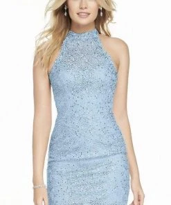 Cocktail Dresses Alyce Paris - 4440 Beaded Halter Cocktail Dress 17 Cocktail Dresses Alyce Paris - 4440 Beaded Halter Cocktail Dress