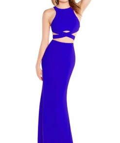 Alyce Paris - 60003 Two-Piece Fitted Crisscross Strap Long Sheath Gown Formal Gowns 7 Alyce Paris - 60003 Two-Piece Fitted Crisscross Strap Long Sheath Gown Formal Gowns