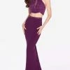 Alyce Paris - 60014 Two-Piece Ornate High Halter Mermaid Gown