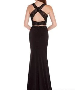 Alyce Paris - 60016 Bead Embellished Lattice Two Piece Dress Formal Gowns