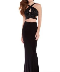Formal Gowns Alyce Paris - 60022 Two-Piece Surplice Bodice Cutout Gown