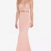 Alyce Paris - 60024 Floral Beaded Illusion High Halter Mermaid Gown