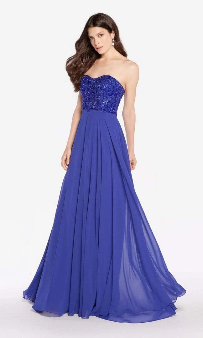 Formal Gowns Alyce Paris - 60049 Adorned Sweetheart Chiffon A-Line Gown 3 Formal Gowns Alyce Paris - 60049 Adorned Sweetheart Chiffon A-Line Gown