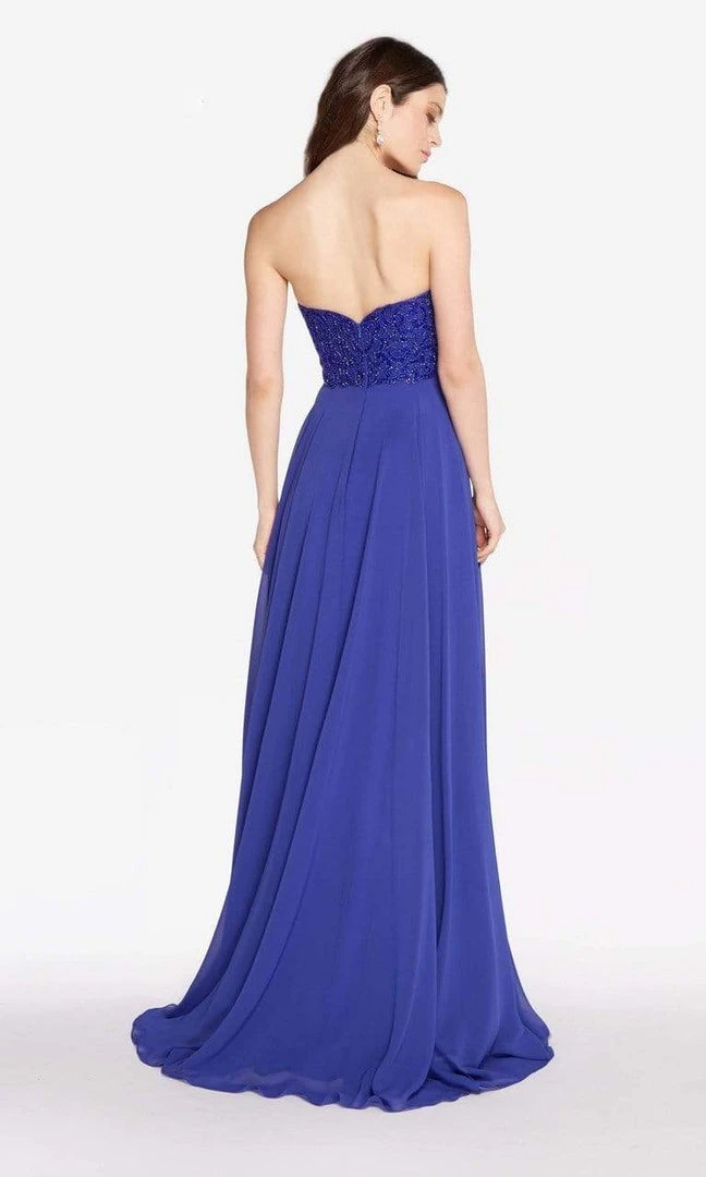 Formal Gowns Alyce Paris - 60049 Adorned Sweetheart Chiffon A-Line Gown 4 Formal Gowns Alyce Paris - 60049 Adorned Sweetheart Chiffon A-Line Gown