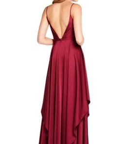 Alyce Paris - 60091 Ruched Plunging Tiered Evening Dress Formal Gowns