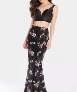 Formal Gowns Alyce Paris - 60185 V-neck Two-Piece Sheath Gown