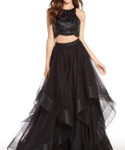 Alyce Paris - 60207 Two Piece Embellished Tulle Ballgown Formal Gowns