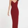 Alyce Paris - 60292 V-Neck Spaghetti Strap Shimmer Jersey Evening Dress - 1 Pc Wine In Size 2, 1 Pc Black In Size 8 Available Formal Gowns 1 Alyce Paris - 60292 V-Neck Spaghetti Strap Shimmer Jersey Evening Dress - 1 Pc Wine In Size 2, 1 Pc Black In Size 8 Available Formal Gowns
