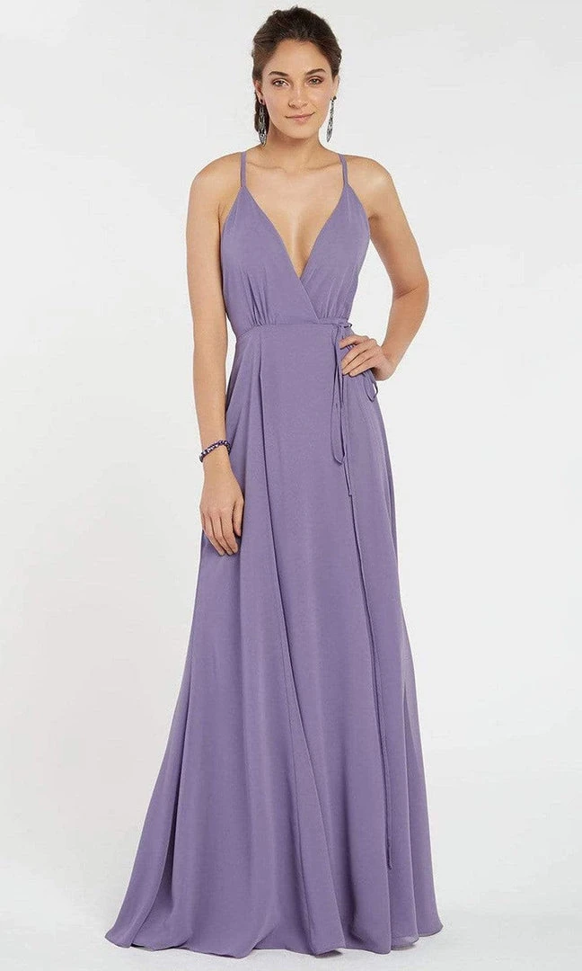 Formal Gowns Alyce Paris - 60456 Sleeveless Wrap Style A-Line Gown 4 Formal Gowns Alyce Paris - 60456 Sleeveless Wrap Style A-Line Gown