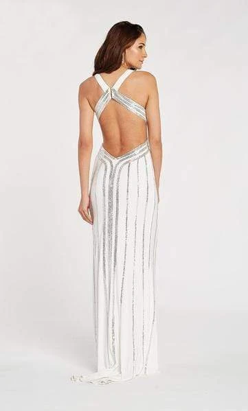 Formal Gowns Alyce Paris - 60537 Fitted Jewel Neck Sleeveless Sheath Evening Gown - 1 Pc Black In Size 8 Available 4 Formal Gowns Alyce Paris - 60537 Fitted Jewel Neck Sleeveless Sheath Evening Gown - 1 Pc Black In Size 8 Available