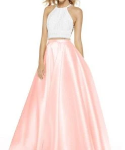 Formal Gowns Alyce Paris - 60614 Two Piece Strappy Back Ballgown 10 Formal Gowns Alyce Paris - 60614 Two Piece Strappy Back Ballgown