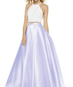 Formal Gowns Alyce Paris - 60614 Two Piece Strappy Back Ballgown 9 Formal Gowns Alyce Paris - 60614 Two Piece Strappy Back Ballgown