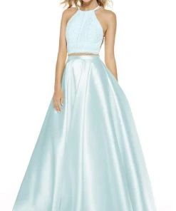 Formal Gowns Alyce Paris - 60614 Two Piece Strappy Back Ballgown 11 Formal Gowns Alyce Paris - 60614 Two Piece Strappy Back Ballgown