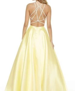 Formal Gowns Alyce Paris - 60614 Two Piece Strappy Back Ballgown 8 Formal Gowns Alyce Paris - 60614 Two Piece Strappy Back Ballgown
