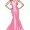 Formal Gowns Alyce Paris - 60705 V-Neck Mermaid Dress With Bow