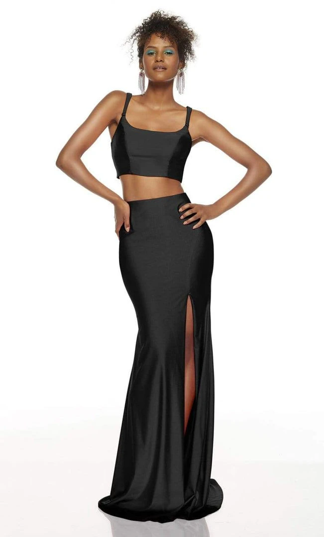 Alyce Paris - 60829 Two-Piece Crisscross Strappy Back Long Dress 6 Alyce Paris - 60829 Two-Piece Crisscross Strappy Back Long Dress