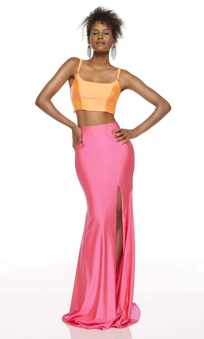 Alyce Paris - 60829 Two-Piece Crisscross Strappy Back Long Dress 5 Alyce Paris - 60829 Two-Piece Crisscross Strappy Back Long Dress