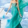 Alyce Paris 6453 Strapless Bead Interweaved Empire Gown In Pool Formal Gowns 1 Alyce Paris 6453 Strapless Bead Interweaved Empire Gown In Pool Formal Gowns