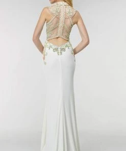 Alyce Paris - 6518 Prom Dress In Ivory Multi-Color