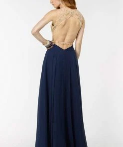 Alyce Paris - 6527 Prom Dress In Navy Gold