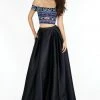 Alyce Paris 6817 Embroidered Off Shoulder Two-Piece Gown - 1 Pc Black Multi In Size 2 Available Formal Gowns 1 Alyce Paris 6817 Embroidered Off Shoulder Two-Piece Gown - 1 Pc Black Multi In Size 2 Available Formal Gowns