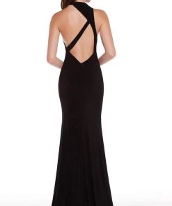 Alyce Paris Asymmetric Jersey Sheath Dress 59998 Formal Gowns