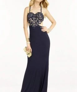 Formal Gowns Alyce Paris - B'Dazzle - 35760 Embroidered Lace Cut Out Evening Gown 8 Formal Gowns Alyce Paris - B'Dazzle - 35760 Embroidered Lace Cut Out Evening Gown