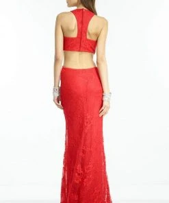 Alyce Paris - B'Dazzle - 35770 Lace Illusion Jewel Sheath Dress Formal Gowns 5 Alyce Paris - B'Dazzle - 35770 Lace Illusion Jewel Sheath Dress Formal Gowns