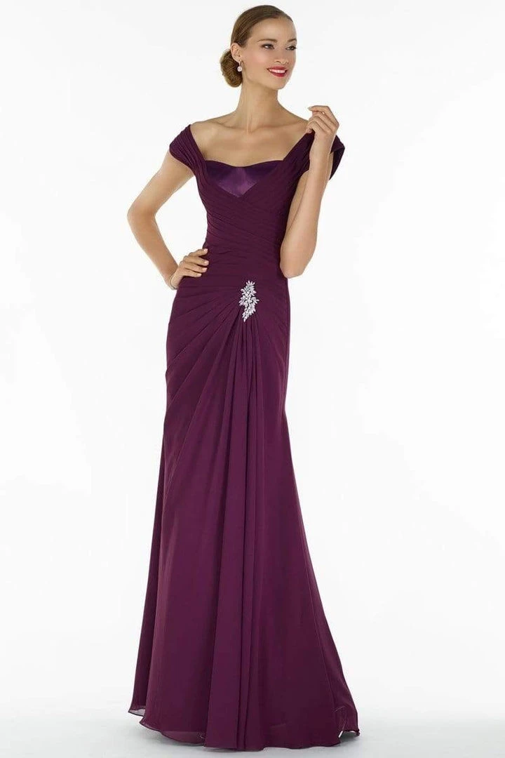 Alyce Paris - Black Label - 29300 Off Shoulder A-line Evening Gown 7 Alyce Paris - Black Label - 29300 Off Shoulder A-line Evening Gown