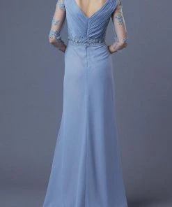 Alyce Paris - Black Label - 29681 Ornate Draped Sheath Gown Formal Gowns