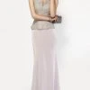 Alyce Paris Cap Sleeve Jeweled Lace Crepe Gown 27105 Formal Gowns 2 Alyce Paris Cap Sleeve Jeweled Lace Crepe Gown 27105 Formal Gowns