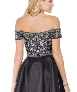 Alyce Paris Embroidered Off Shoulder A-Line Dress 3776 - 1 Pc Rosewater In Size 00 Available Cocktail Dresses 5 Alyce Paris Embroidered Off Shoulder A-Line Dress 3776 - 1 Pc Rosewater In Size 00 Available Cocktail Dresses