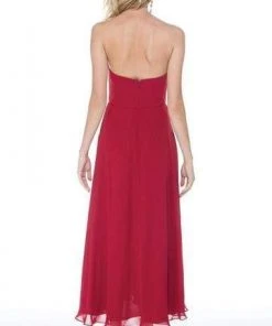 Alyce Paris - Lace Cardigan Inspired Tea Length Dress 27048 - 2 Pcs Claret In Size 14 And 18 Available Cocktail Dresses