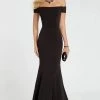 Alyce Paris - Off Shoulder Jersey Mermaid Evening Gown 60294 - 2 Pcs Navy In Size 4 And 10 And 1 Pc Black In Size 8 Available Formal Gowns 1 Alyce Paris - Off Shoulder Jersey Mermaid Evening Gown 60294 - 2 Pcs Navy In Size 4 And 10 And 1 Pc Black In Size 8 Available Formal Gowns