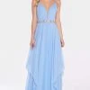 Alyce Paris Plunging Asymmetrical Cascade Chiffon Gown 60092 - 1 Pc Periwinkle In Size 8 Available Formal Gowns 2 Alyce Paris Plunging Asymmetrical Cascade Chiffon Gown 60092 - 1 Pc Periwinkle In Size 8 Available Formal Gowns