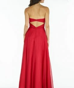 Alyce Paris - Prom Collection - 8022 Long Chiffon Prom Dress With Ruched Bodice Formal Gowns