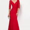 Formal Gowns Alyce Paris Quarter Sleeve Lace Trumpet Gown 2 Formal Gowns Alyce Paris Quarter Sleeve Lace Trumpet Gown