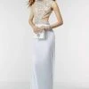 Formal Gowns Alyce Paris - Sequin Bodice Long Prom Dress 6501 1 Formal Gowns Alyce Paris - Sequin Bodice Long Prom Dress 6501