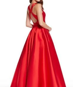 Alyce Paris Sleeveless Halter Mikado A-line Dress 600632 - 1 Pc Diamond White In Size 10 Available 5 Alyce Paris Sleeveless Halter Mikado A-line Dress 600632 - 1 Pc Diamond White In Size 10 Available