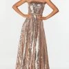 Alyce Paris - Strapless Sequin Prom Dress 61233 - 1 Pc Rose Gold In Size 20 Available Formal Gowns 2 Alyce Paris - Strapless Sequin Prom Dress 61233 - 1 Pc Rose Gold In Size 20 Available Formal Gowns