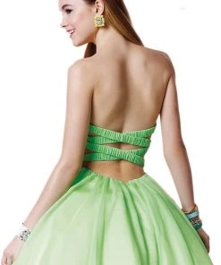 Cocktail Dresses Alyce Paris - Sweet 16 - 3641 Encrusted Sweetheart Ruched Short Dress