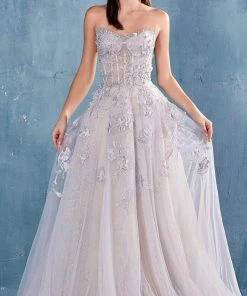 Formal Gowns Andrea And Leo - A0746 Strapless Sweetheart A-Line Dress 12 Formal Gowns Andrea And Leo - A0746 Strapless Sweetheart A-Line Dress