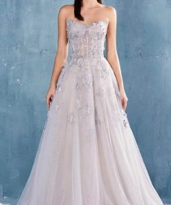 Formal Gowns Andrea And Leo - A0746 Strapless Sweetheart A-Line Dress 11 Formal Gowns Andrea And Leo - A0746 Strapless Sweetheart A-Line Dress
