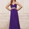 Formal Gowns Angela & Alison - 21037 Strapless Ruched Sweetheart Empire Gown 1 Formal Gowns Angela & Alison - 21037 Strapless Ruched Sweetheart Empire Gown