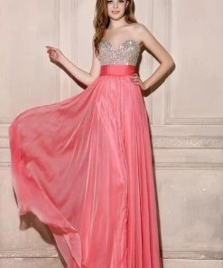 Formal Gowns Angela & Alison - 21050 Ornate Strapless Ruched Waist Long Gown 11 Formal Gowns Angela & Alison - 21050 Ornate Strapless Ruched Waist Long Gown