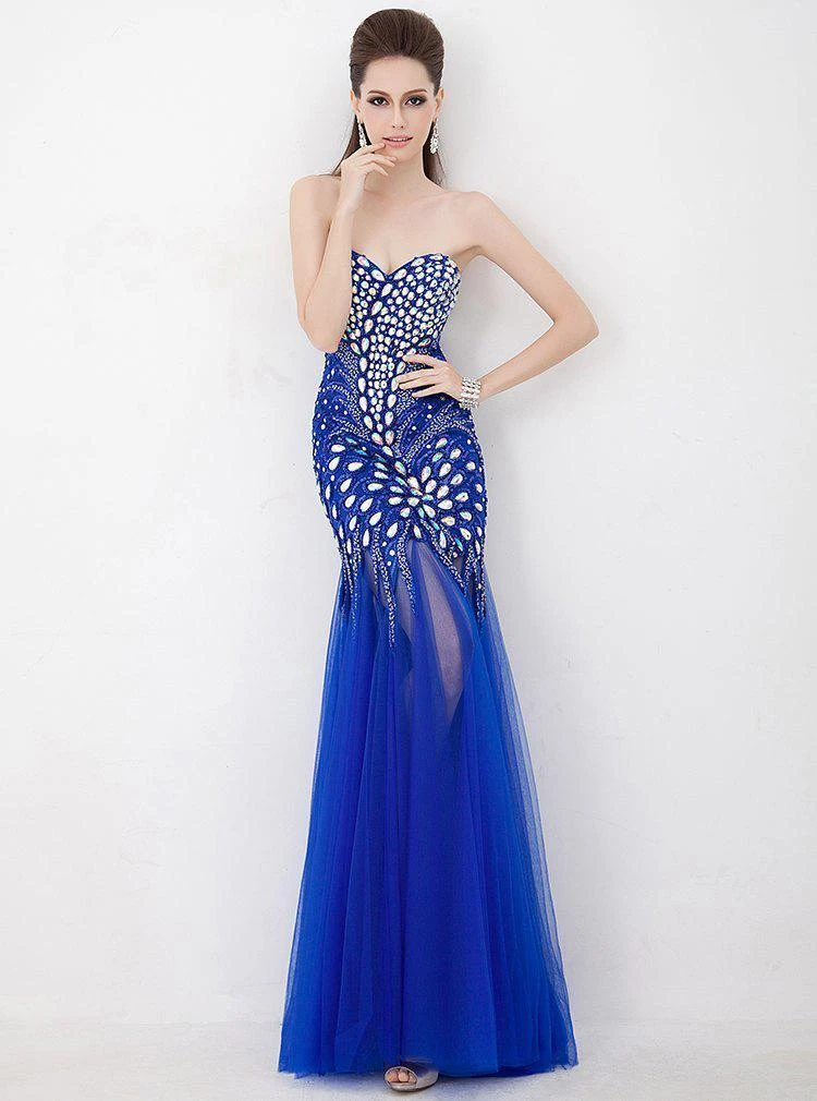 Angela & Alison - 41001 Strapless Crystal-Festooned Tulle Gown Formal Gowns 8 Angela & Alison - 41001 Strapless Crystal-Festooned Tulle Gown Formal Gowns