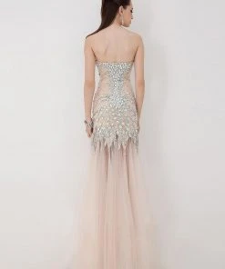 Angela & Alison - 41001 Strapless Crystal-Festooned Tulle Gown Formal Gowns 19 Angela & Alison - 41001 Strapless Crystal-Festooned Tulle Gown Formal Gowns